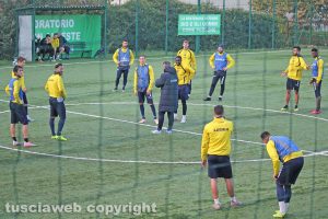 Sport - Calcio - Viterbese - L'allenamento all'oratorio Grandori