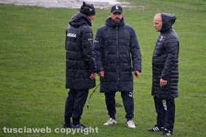 Sport - Calcio - Viterbese - L'allenamento di ieri - Calabro, Villa e Abate
