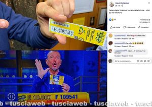 Diecimila euro della lotteria Italia vinti a Ronciglione