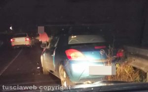 Vitorchiano - Incidente in strada Paparano