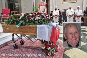 Viterbo - I funerali di Contaldo Cesarini - Nel riquadro: Contaldo Cesarini