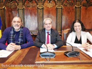 Viterbo - Sergio Insogna, Giovanni Arena e Antonella Sberna