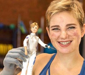 Venezia - La campionessa di scherma Bebe Vio diventa una Barbie