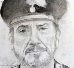 Il ritratto di Gigi Proietti "Maresciallo Rocca"
