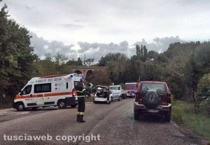 Viterbo - L'incidente nella frazione di Tobia