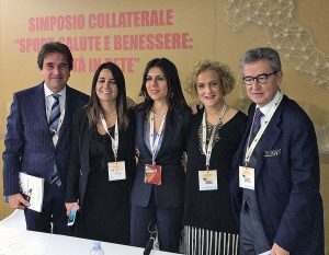Lina Delle Monache con Roberto Pella, Emanuela Corda, Daniela Sbrollini, Andrea Lenzi