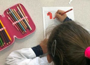 Gli alunni a scuola
