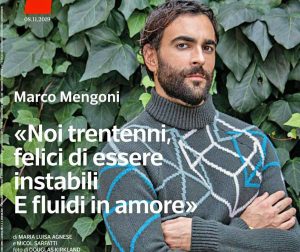 La copertina di 7 con Marco Mengoni