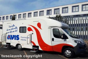 L'autoemoteca dell'Avis