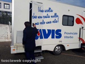 L'autoemoteca dell'Avis