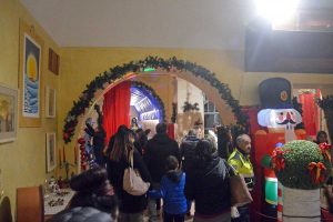 Tarquinia - L'inaugurazione della casa di Babbo Natale