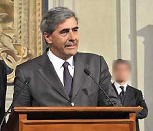 Antonio Fosson, presidente della regione Valle d'Aosta