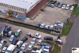 Castel Sant'Elia - Uno dei siti di autodemolizioni sequestrato dai carabinieri forestali
