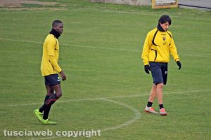 Sport - Calcio - Viterbese - Mamadou Tounkara e Sebastiano Svidercoschi