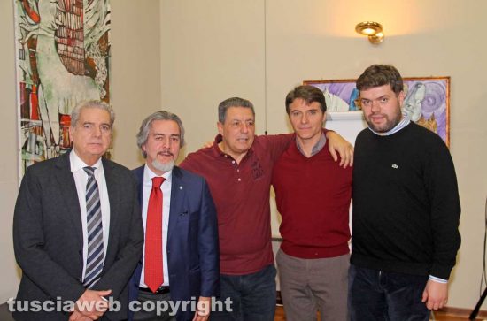 Giovanni Arena, Francesco Battistoni, Giulio Marini, Mauro Proietti e Alessandro Romoli