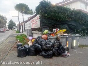 Viterbo - "Discarica" in via Lega dei dodici popoli