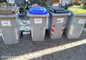 I secchi della differenziata