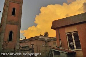 Ronciglione - Il campanile della chiesa della Pace