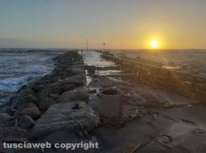 Montalto di Castro - Il fiume Fiora alla marina di Montalto