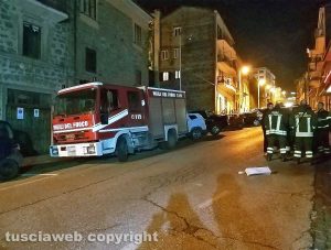 Montefiascone - Fuga di gas in via Cannelle - L'intervento dei vigili del fuoco