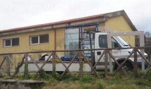 Viterbo - Nuove finestre e porte d’ingresso degli spogliatoi del campo scuola