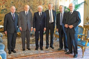 Roma - L'associazione Svegliamoci italiani all'udienza col presidente della Repubblica, Sergio Mattarella