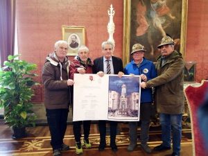 La visita dell'alpino Elio Brusamento nella città dei papi