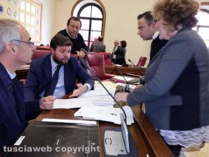 Viterbo - La seduta del consiglio provinciale