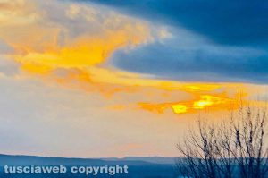 Cielo su Viterbo - Foto di Angelo Valentini