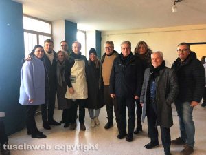 Sant'Angelo di Roccalvecce - Il sindaco Arena, consiglieri, assessori e Fusco a sostegno dell'associazione Giovani diabetici