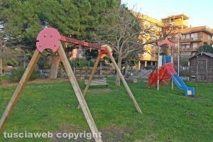 Viterbo - Il giardino al Carmine