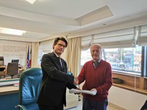 I presidenti di Adsp e Traiana srl di Majo e La Rosa
