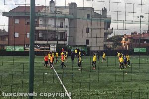 Sport - Calcio - Viterbese - Il presidente Romano osserva gli allenamenti