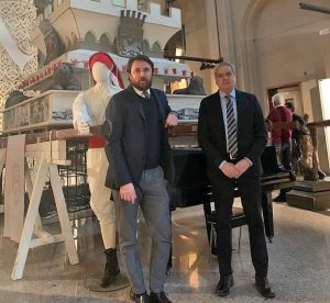 Milano - Arena e De Carolis con Spirale di fede