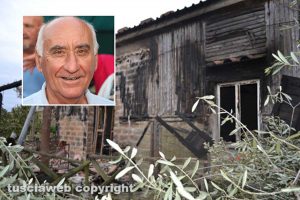 Farnese - Il terreno devastato dell'ex sindaco (nel riquadro Dario Pomarè)