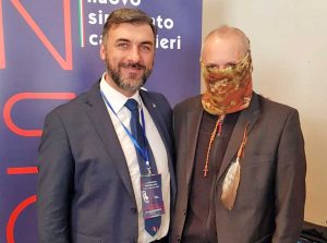 Giuseppe Mancuso con il colonnello Sergio De Caprio (Ultimo)