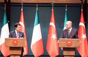 Ankara - L'incontro tra Erdogan e Conte