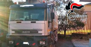 Furto in un cantiere - Il camion rubato