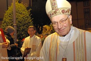 Viterbo - Il vescovo Lino Fumagalli