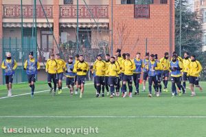 Sport - Calcio - Viterbese - Un allenamento al Pilastro nella passata stagione