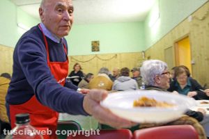 Viterbo - Il pranzo di solidarietà