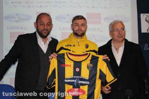 Sport - Calcio - Viterbese - La presentazione di Cristian Bunino