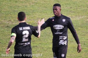 Sport - Calcio - Viterbese - Emmanuel Besea e Francesco De Giorgi