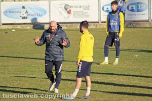 Sport - Calcio - Viterbese - L'allenamento di ieri al Rocchi
