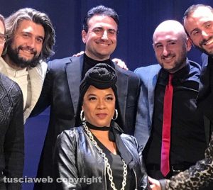 Joyce Yuille con la sua band e il direttore artistico Francesco Pierotti