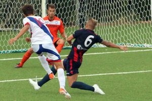 Sport - Calcio - Flaminia - I rossoblù in campo