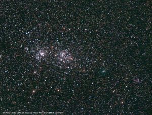 La Panstarrstra l'ammasso del Perseo e l’ammasso stellare aperto NGC957