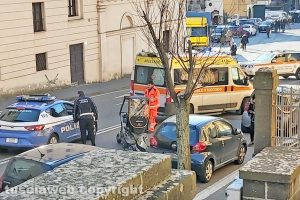 L'incidente in via Fratelli Rosselli