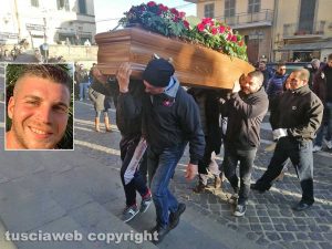 Soriano nel Cimino - I funerali di Andrea Trifolelli