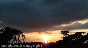 Viterbo al tramonto